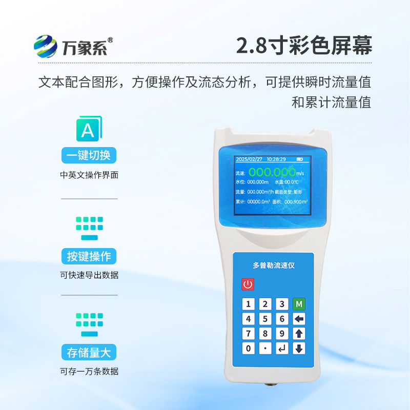流速流量測量的好幫手，超聲波多普勒流速儀！